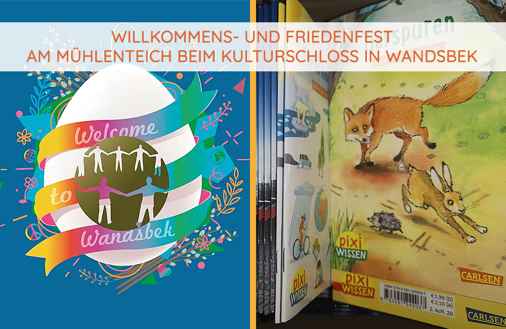 LeseLeo - Blog - Willkommens- und Friedensfest am Mühlenteich - Kulturschloss Wandsbek